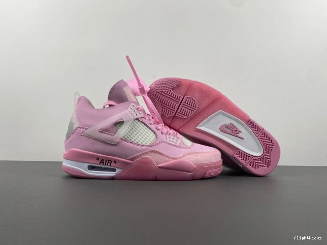 OFF-WHITE X 4 PINK JORDAN 1012